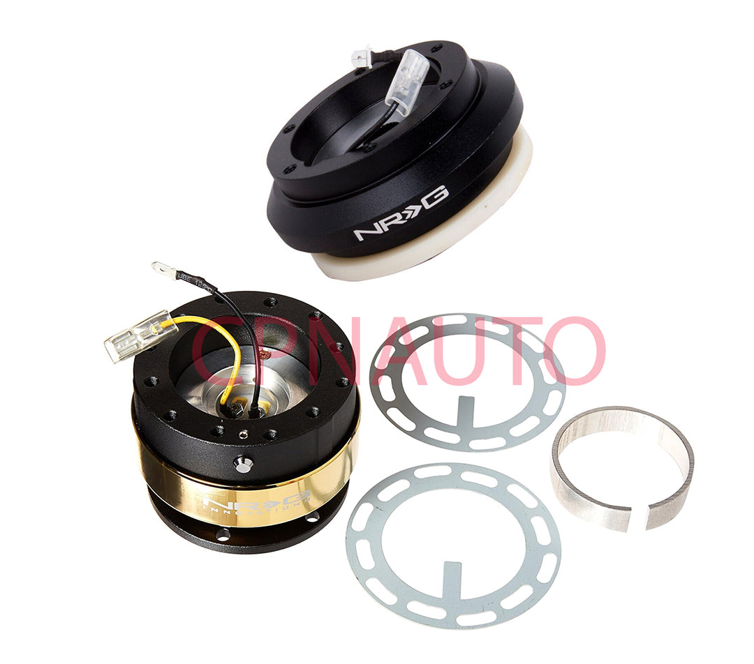 NRG SHORT HUB Adapter + 2.0 Black/Gold Quick Release For EG Civic DC2 Integra