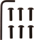 NRG Steering Wheel Screw Kit 6 piece BLACK + ALLEN KEY SWS-100BK - CONICAL