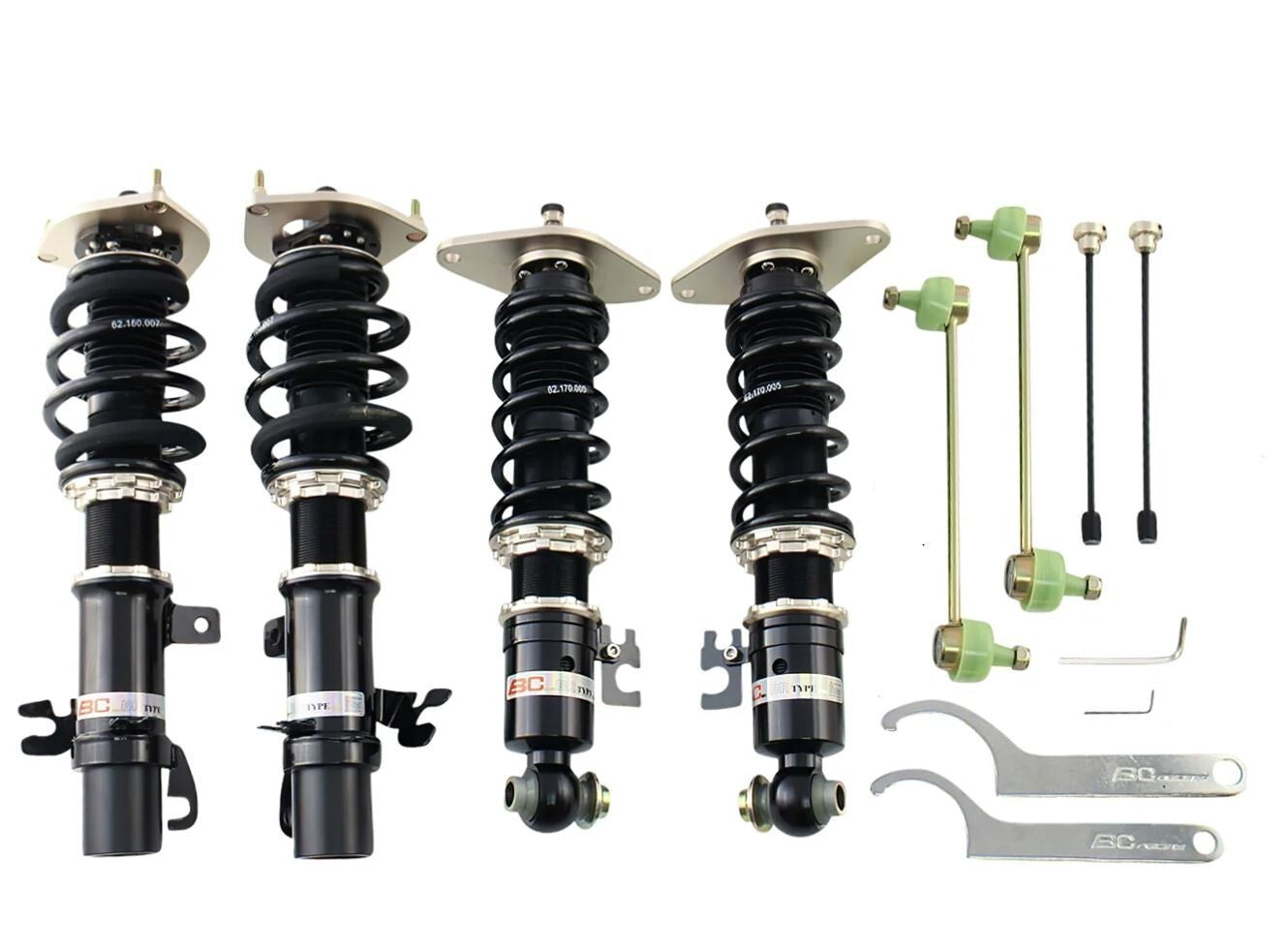 BC Racing BR Coilovers Lowering Shock Spring Kit For 07-13 Mini Cooper R56 All