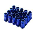 Godspeed Project Steel Blue Type 3 50mm Steel Lug Nuts 12X1.5 20pc Set Universal