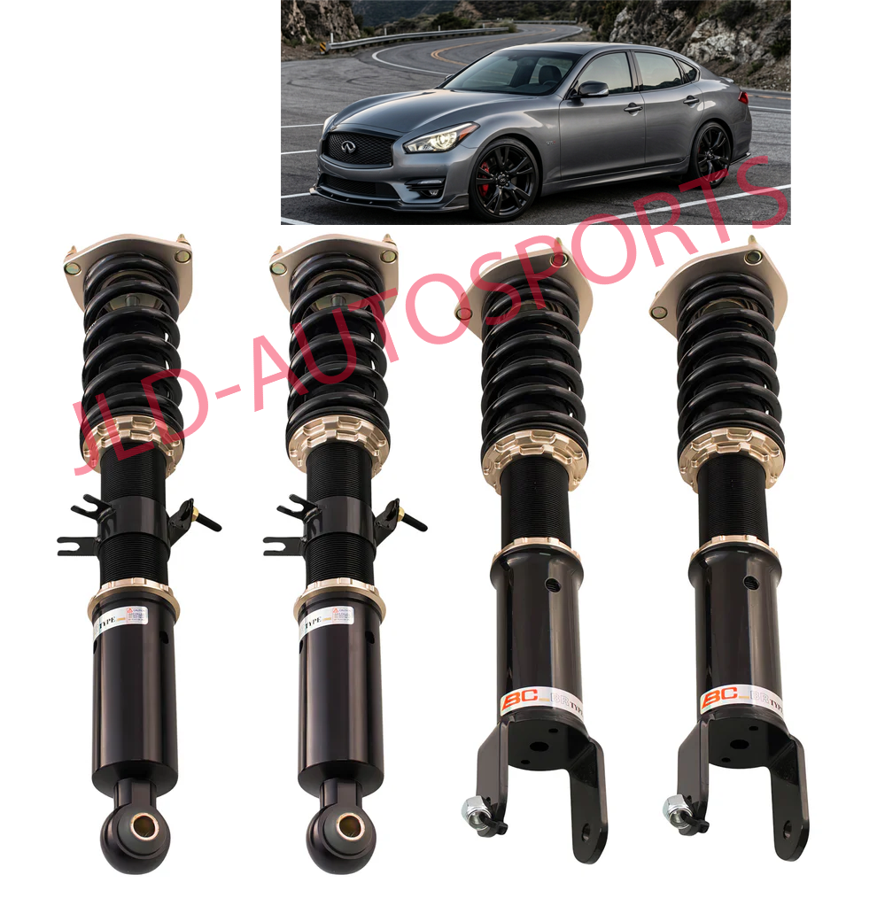 BC Racing BR Lowering Coilover Spring Set For 2014-19 Infiniti Q70 / Q70L (RWD)