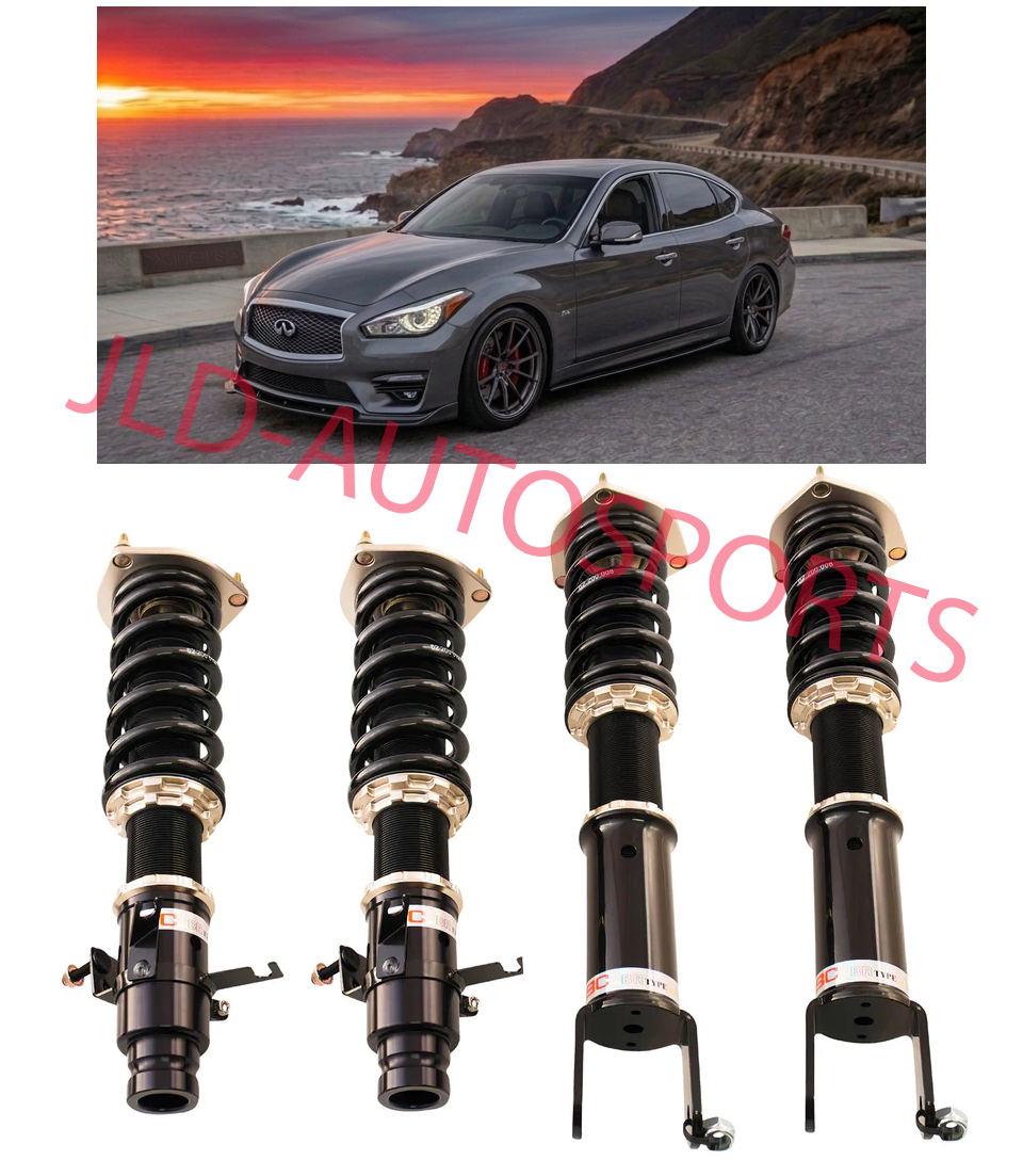 BC Racing BR Lowering Coilover Strut Kit For 2014-2019 Infiniti Q70 (AWD)