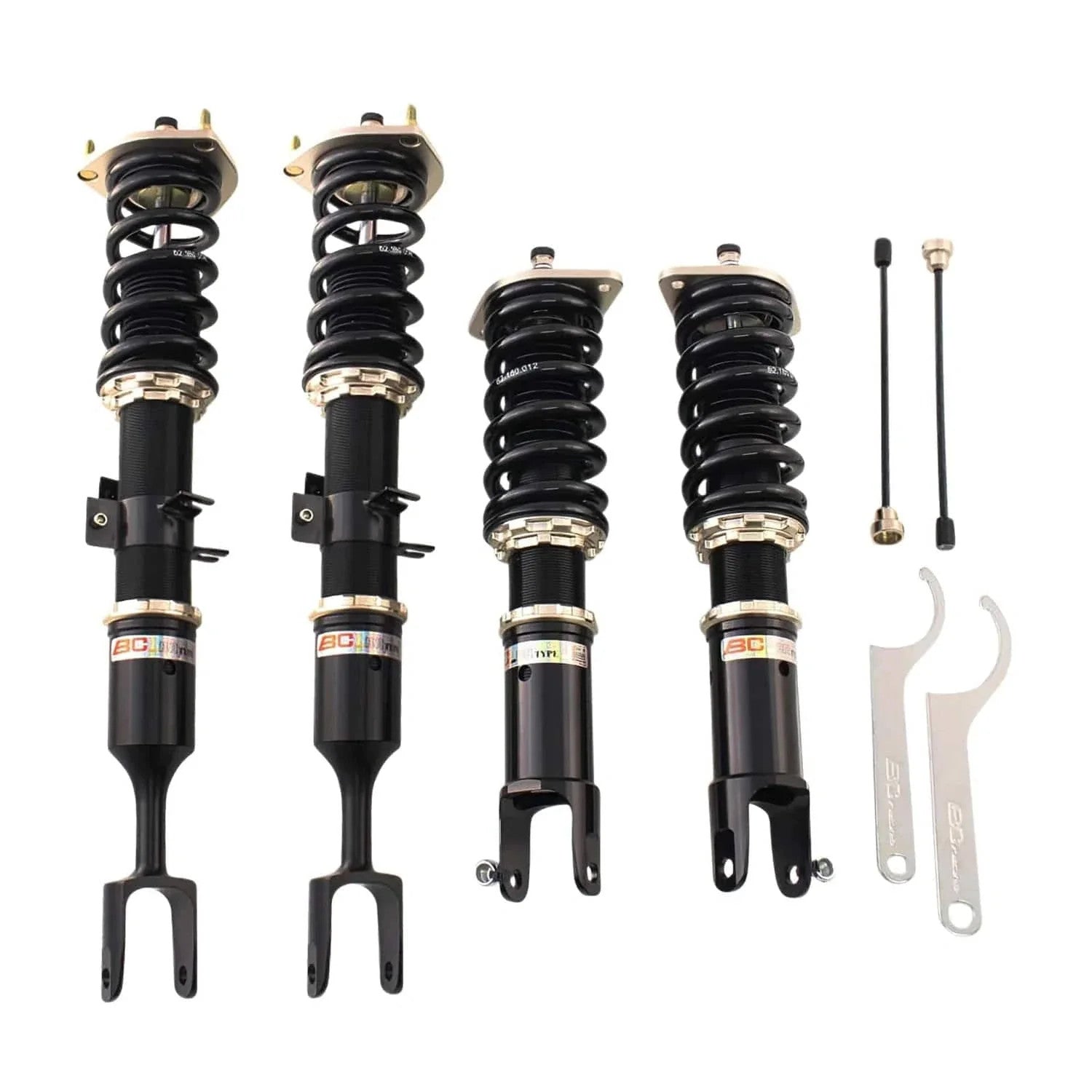 BC Racing Coilover Shock Spring For 2007-2015 Infiniti G37 RWD (True Rear)