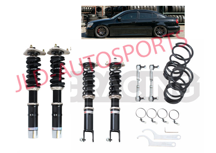 BC Racing BR Lowering Coilover Springs Kit For 2002-2006 Infiniti Q45