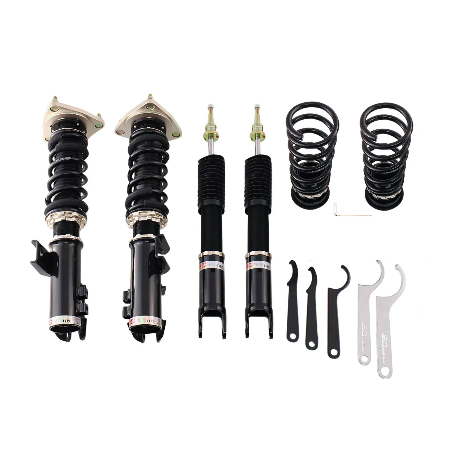 BC Racing BR Coilover Shock Strut Kit For 2019-2024 Genesis G70 (RWD / AWD)