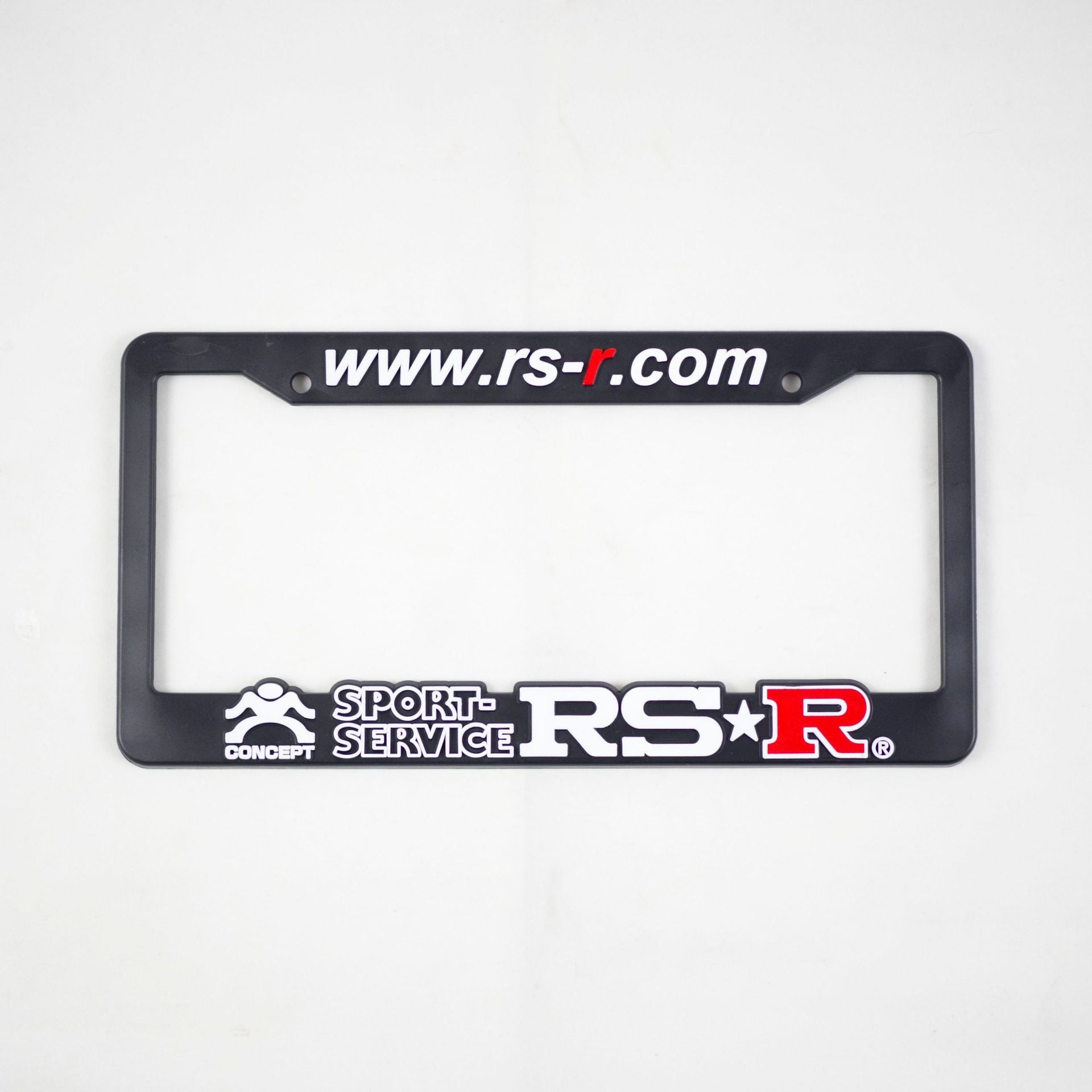 RSR Sport Service JDM Plastic License Frame For Car Truck US Plate Raised Letter