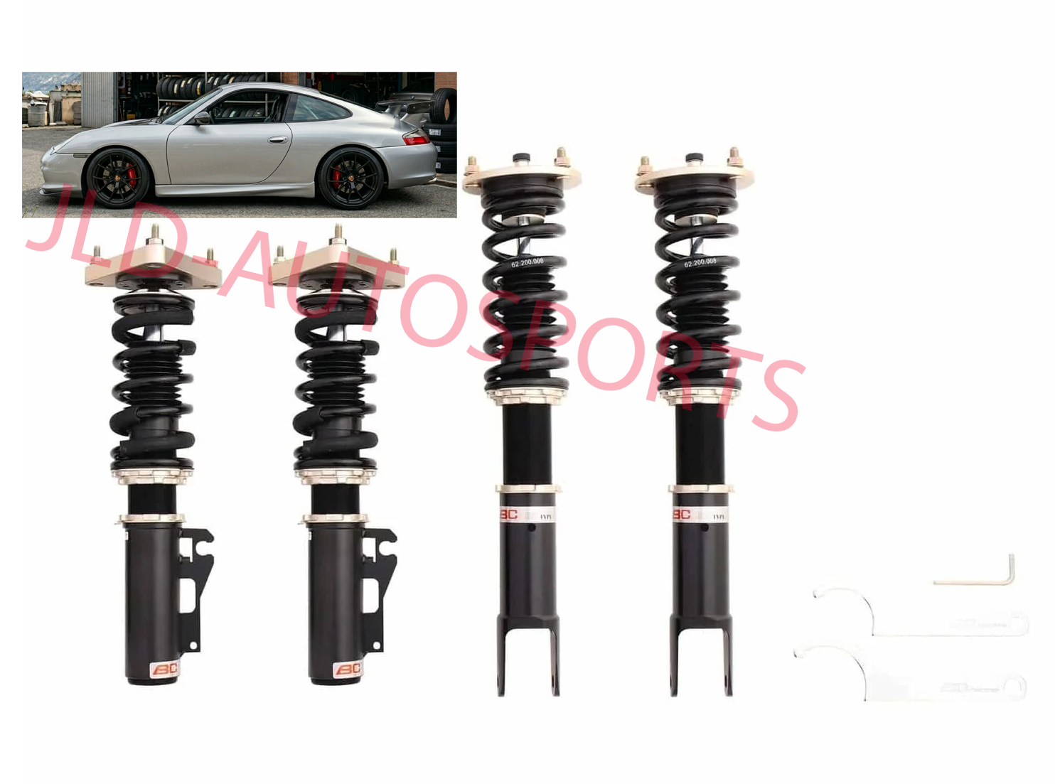 BC Racing BR Lowering Coilover Kit For 1997-2005 Porche 911 Carrera (996 - RWD)
