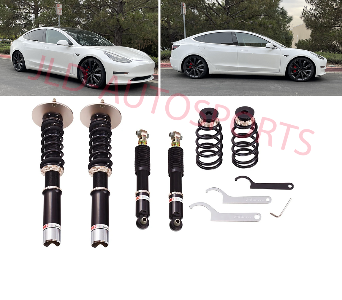 BC Racing BR Series (Extreme Low) Coilovers Kit For 2017-2024 Tesla Model 3 AWD