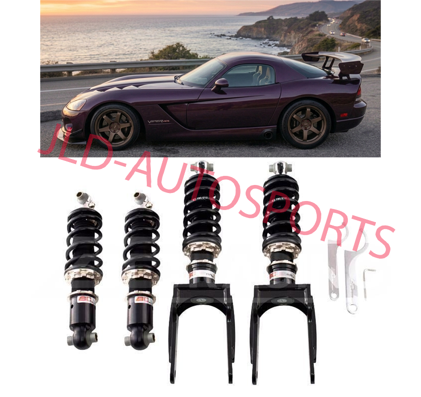 BC Racing Adjustable Lowering Coilover Shock Strut Kit For 2003-2010 Dodge Viper