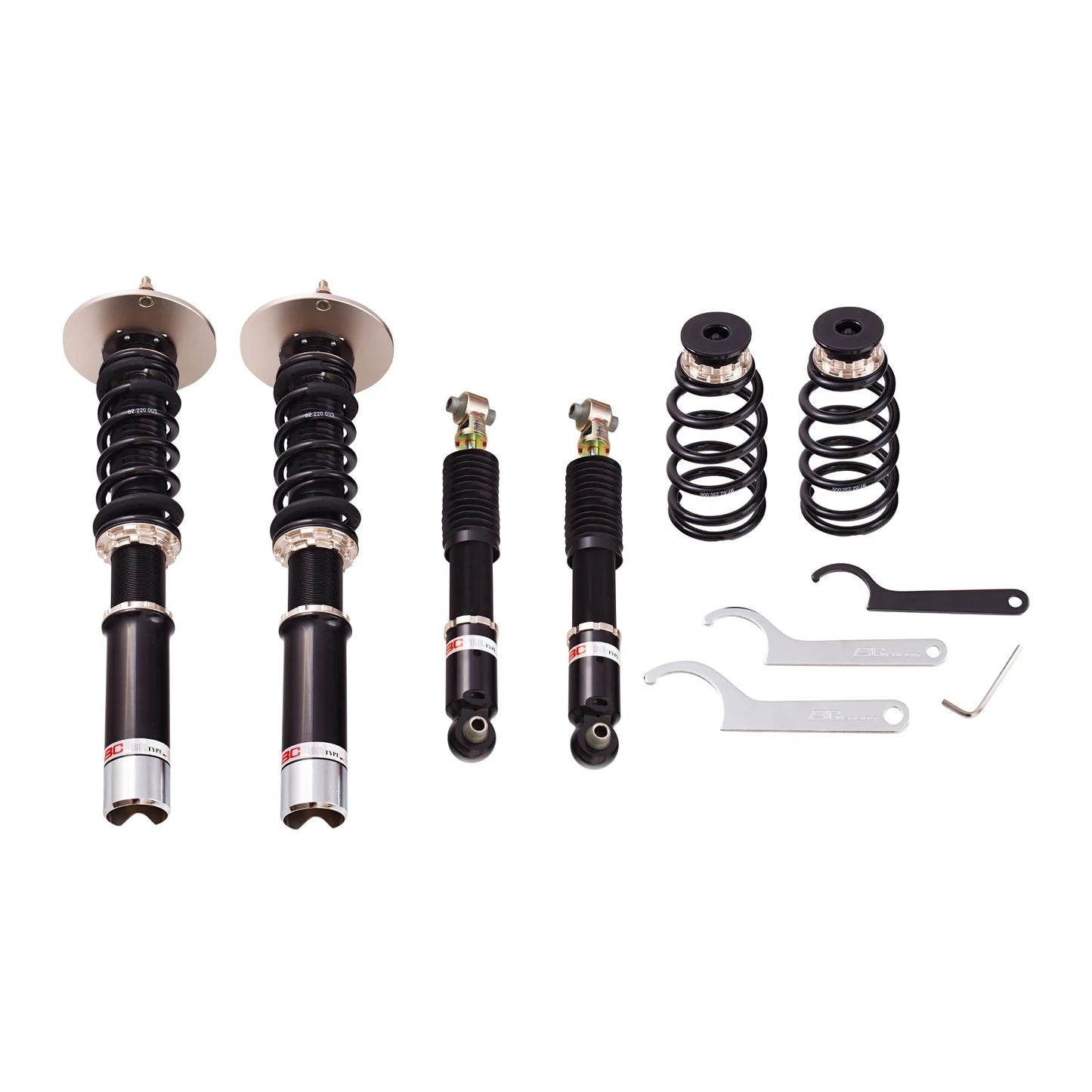 BC Racing BR Series Extreme Low Coilovers Kit For 91-98 Volvo 940 RWD Solid Rear